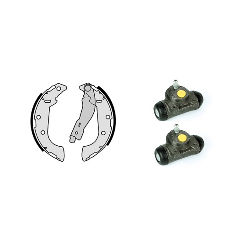 VILLAR 608.7966 Juego de zapatas de frenos