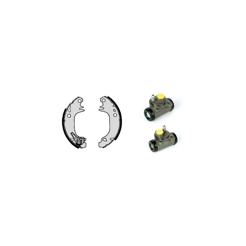 BREMBO H 61 046 Juego de zapatas de frenos