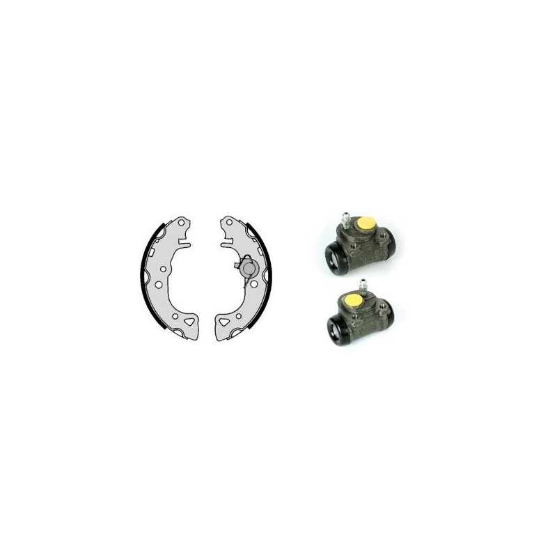 BREMBO H 61 055 Juego de zapatas de frenos