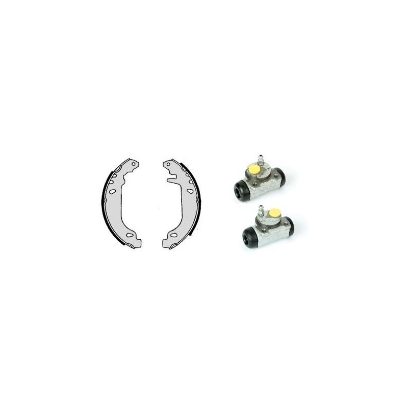 BREMBO H 61 058 Juego de zapatas de frenos