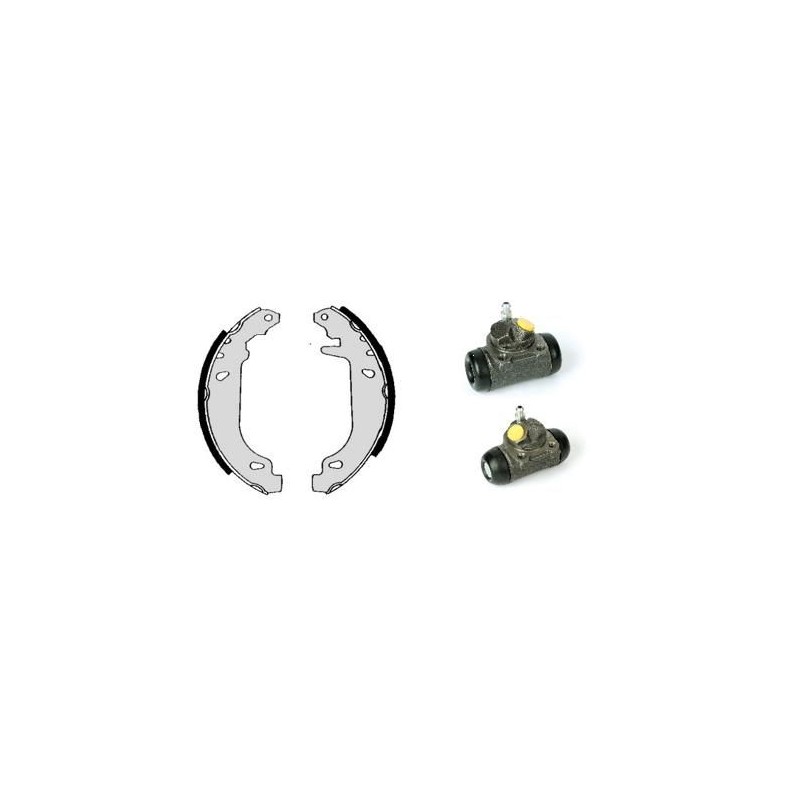 BREMBO H 68 043 Juego de zapatas de frenos