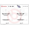 BREMBO P 06 023 Juego de pastillas de freno