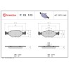 BREMBO P 23 123 Juego de pastillas de freno