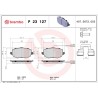 BREMBO P 23 127 Juego de pastillas de freno