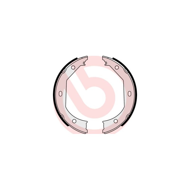 BREMBO S 06 509 Juego de zapatas de frenos, freno de estacionamiento