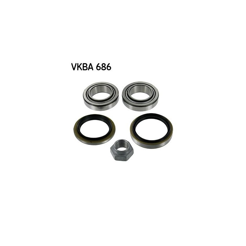 SKF VKBA 686 Juego de cojinete de rueda