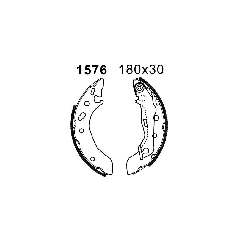 BSF 6347 Kit de freins, frein à tambour