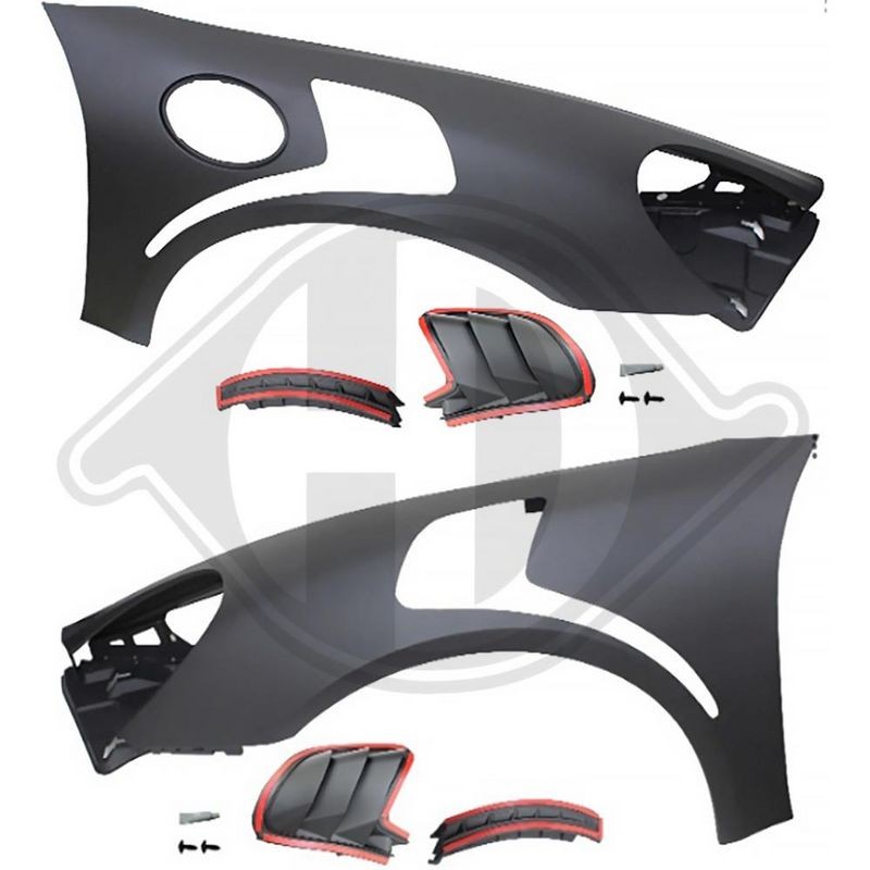 DIEDERICHS 2010206 Listón embellecedor/protector, guardabarros - 1