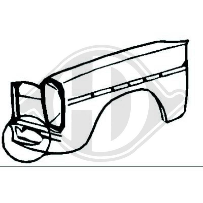 DIEDERICHS 1610107 Guardabarros - 1