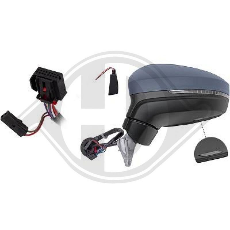 DIEDERICHS 2256525 Retrovisor exterior - 1