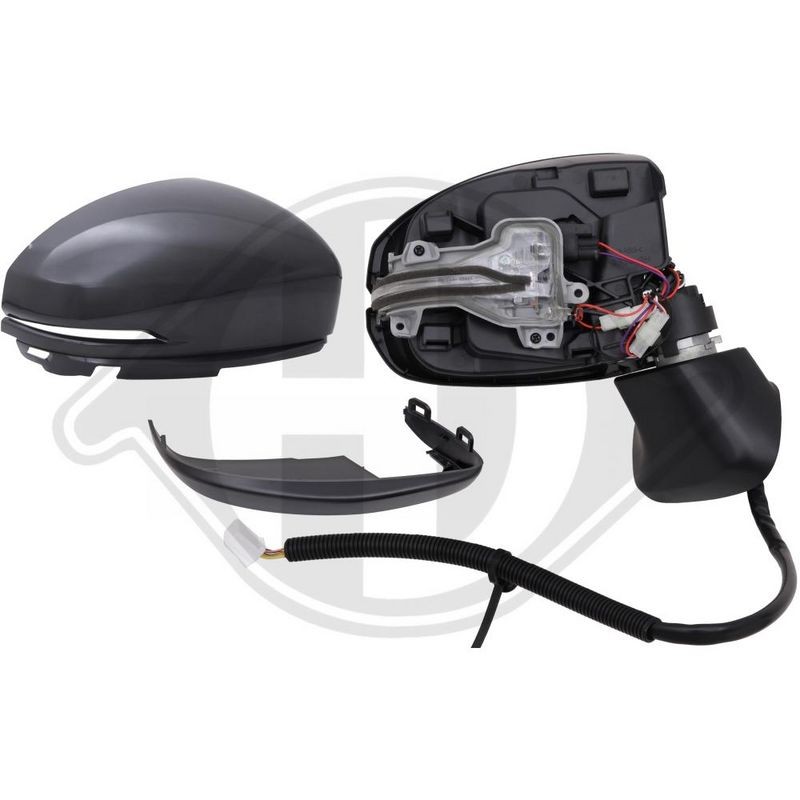 DIEDERICHS 5242324 Retrovisor exterior derecha