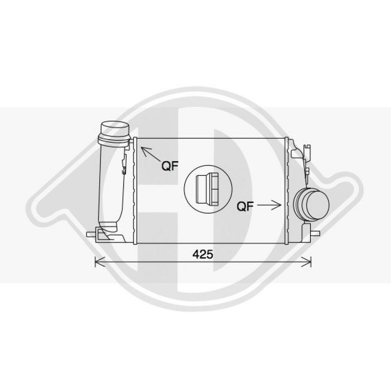 DIEDERICHS DCA1137 Filtro deshidratante, aire acondicionado