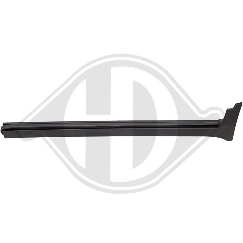 DIEDERICHS 1835364 Listón embellecedor/protector, panel lateral Delante, derecha