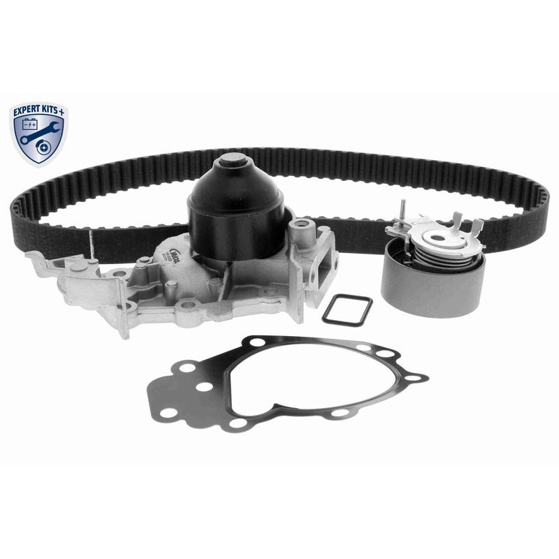 VAICO V46-50023-BEK Bomba de agua + kit correa distribución - 1