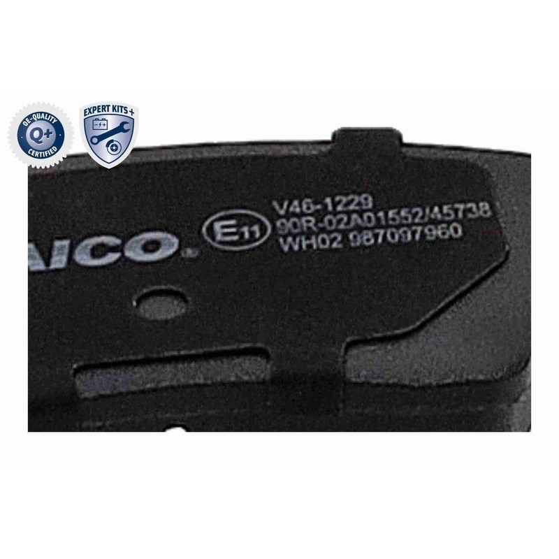 VAICO V46-1229 Kit frenos, freno de disco - 12