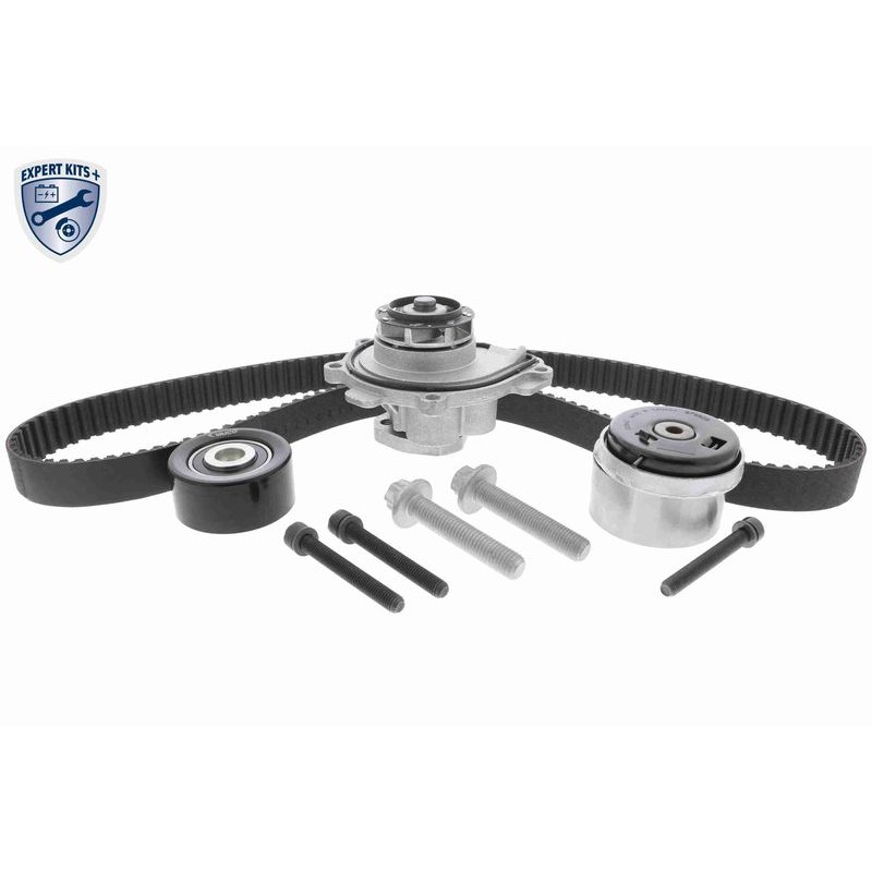 VAICO V40-50063-BEK Bomba de agua + kit correa distribución - 1