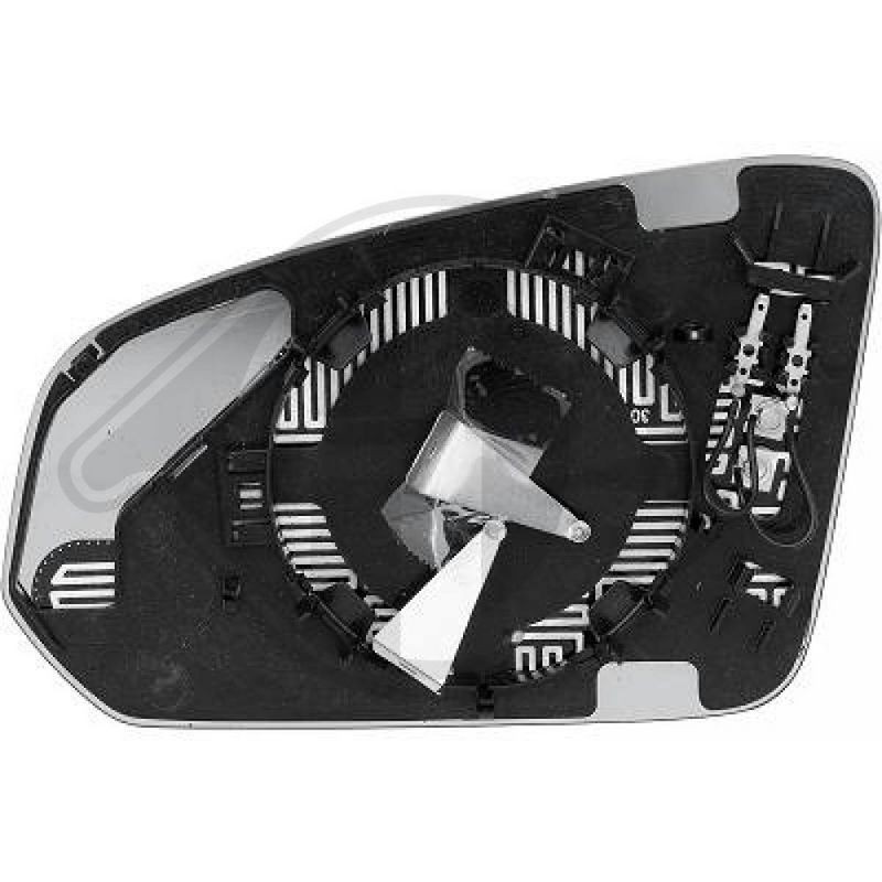 Cristal De Espejo Retrovisor Exterior Derecho Asférico Para Ford Ecosport - Compatible Varios Modelos