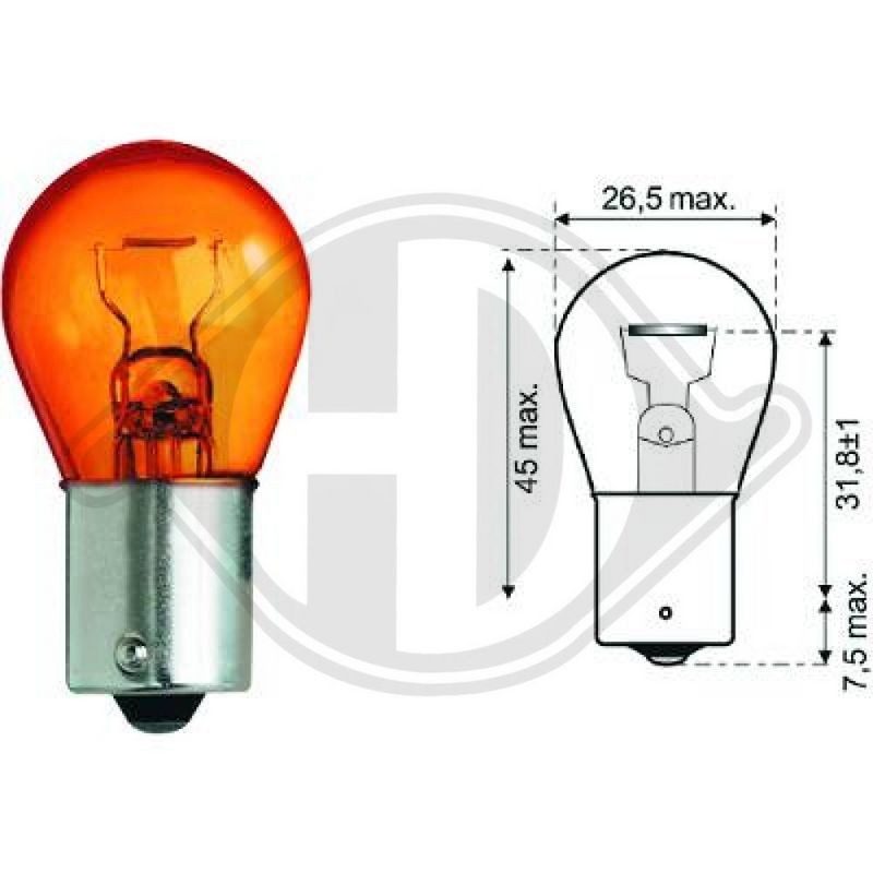 Brera DIEDERICHS LID10048 Lámpara, luz intermitente - Iveco