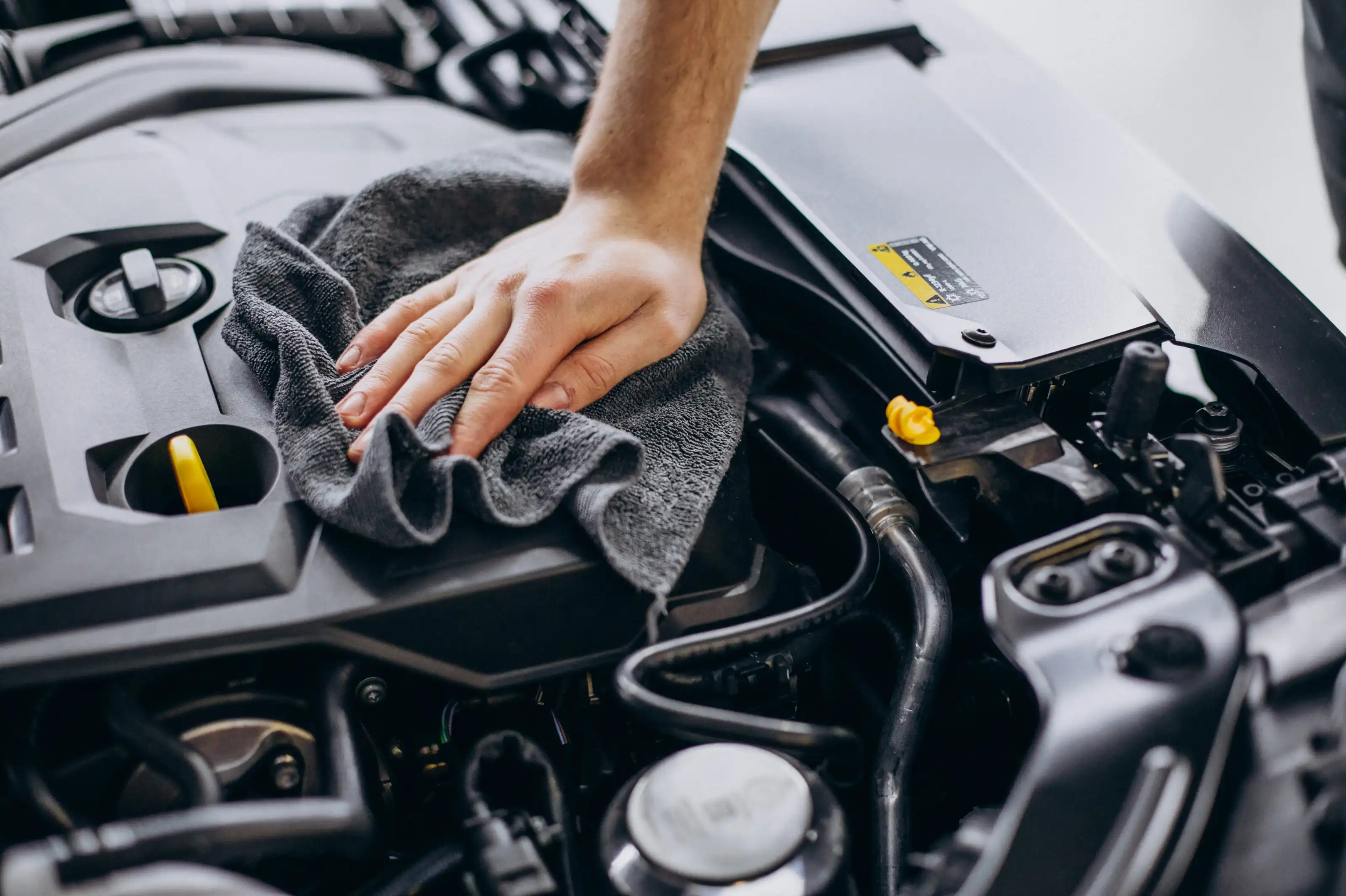 ¿Como limpio el motor de mi coche?